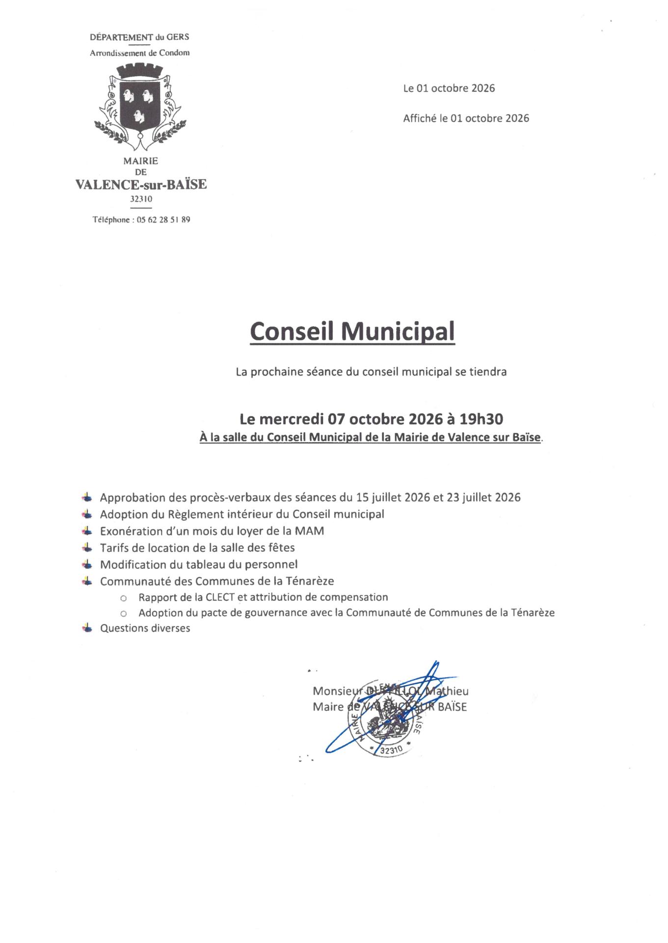 Cm 7 octobre